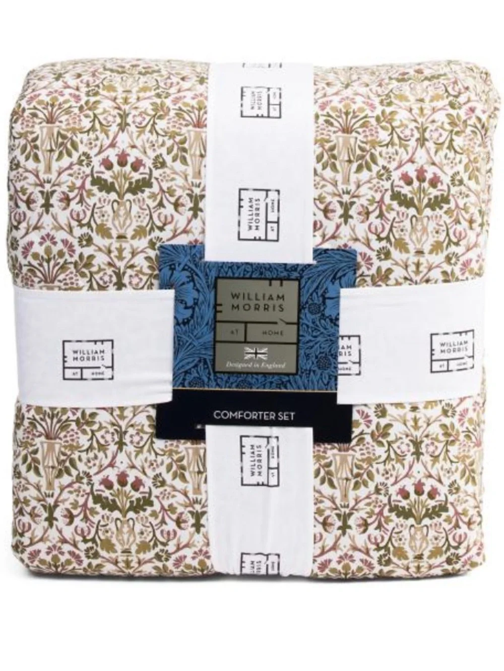 WILLIAM MORRIS cotton sateen comforter set